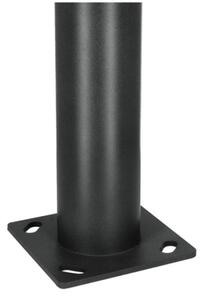 Tijă metalică pentru stâlp de iluminat exterior BASE, 3 m, negru
