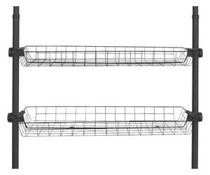 Coș pentru dulap, HERKULES 2 piese, 83x38x8cm, WENKO