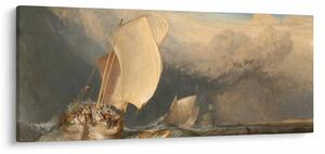Tablou - William Turner, Fishing Boats with Hucksters Bargaining for Fish, reproducere (120x50 cm)