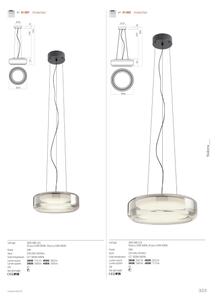 Lustră LED pe cablu Redo 01-3592 SOLERA LED/36W/230V CRI 93 3000/4000K d. 45 cm
