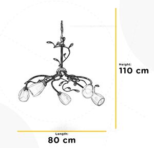 Lustră pe lanț ONLI SHARON 5xE14/6W/230V