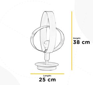 Lampă de masă ONLI SERENA 1xE14/6W/230V alb 38 cm