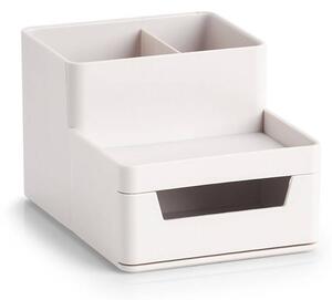 Organizator de birou din plastic, 11,2 x 15,5 x 9,5 cm