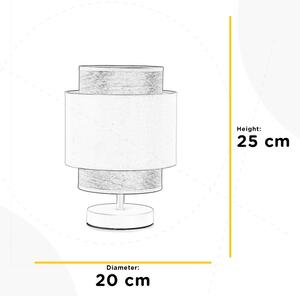 Lampă de masă ONLI LICIA 1xE27/22W/230V