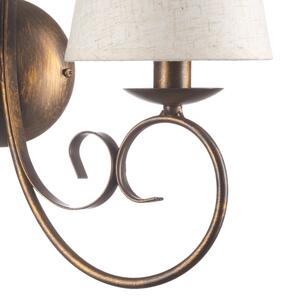 Aplică ONLI POMPEI 2xE14/6W/230V bronz