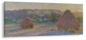 Tablou - Claude Monet, Stacks of Wheat (End of Summer) , reproducere (120x50 cm)