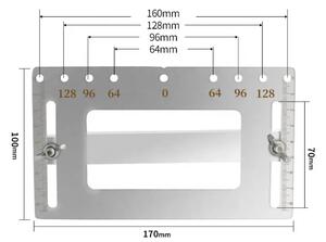 Sablon DK001 montaj manere mobila 64-160 mm