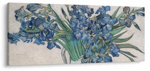 Tablou - Vincent van Gogh, Irises, reproducere (120x50 cm)