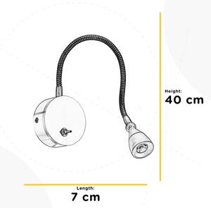 Veioză LED flexibilă ONLI LEXI LED/1W/230V 4000K alb