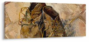 Tablou - Vincent van Gogh, Shoes, reproducere (120x50 cm)