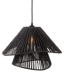 Lustră pe cablu MAXLIGHT P0580 AMALFI 1xE27/15W/230V d. 45 cm negru