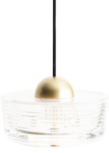 Lustră LED pe cablu MAXLIGHT P0543 LIPARI LED/22W/230V d. 35 cm transparent