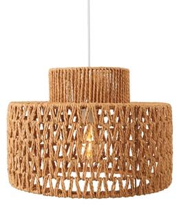 Lustră pe cablu MAXLIGHT P0587 RAFFLE 1xE27/15W/230V d. 40 cm maro