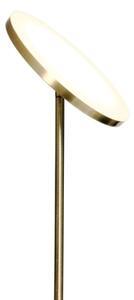Lampă de podea LED reglabilă NORA, 25W/230V (2200/3000/4000K) + LED 5W 3000K, auriu, cu telecomandă