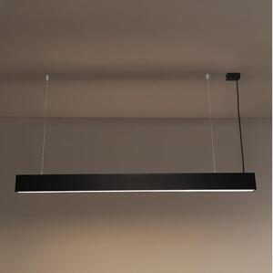 Lampă suspendată LED pe cablu, 55 W, 230 V, 3000/4000/6500 K, 120 cm, neagră