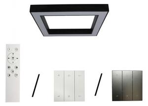 Plafonieră LED/100W/230V 3000/4000/6500K 80x80 cm negru