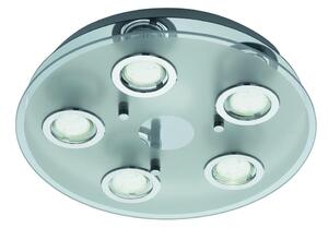 Plafonieră LED Eglo 54563 - 5xGU10/3W/230V crom lucios