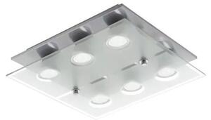 Eglo 75342 - Plafonieră LED dimabilă CABO-SD 6xGU10/5W/230V 34x34 cm crom mat