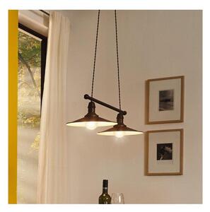 Eglo 49457 - Lustră suspendată pe cablu STOCKBURY, 2xE27/60W/230V
