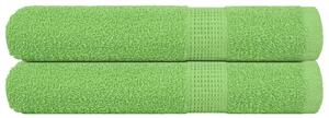 Prosoape 2 buc Verde mere 100x200 cm 360 g/m² 100% bumbac