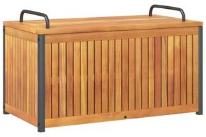 Cutie de perne de exterior 85x45x45/53cm lemn masiv acacia/oțel