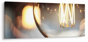 Tablou cu becul aprins (120x50 cm)