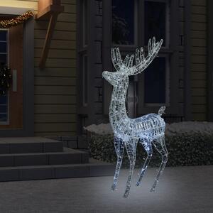 Ren de Crăciun, 250 LED-uri, alb rece, 180 cm, acril, XXL