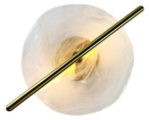 Aplica de perete LED RELAX, 5W, 230V, auriu/alb