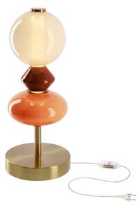 Lampă de birou LED FLORES, 10W/230V, auriu/portocaliu/maro