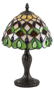 Brilagi - Lampă de masă Tiffany cu vitralii MARGARET 1xE14/40W/230V