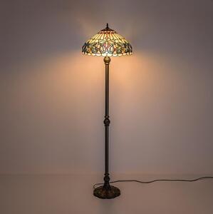 Brilagi - Lampă de podea Tiffany LUISA 2xE27/60W/230V