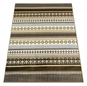 Covor Cappuccino 16035 12, Dreptunghiular, Crem Maro Dreptunghi, 100x200