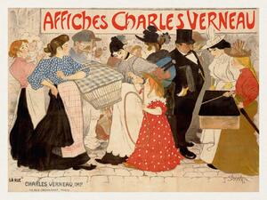 Reproducere Affiches Charles Verneau (Vintage French) - Théophile Steinlen, (40 x 30 cm)