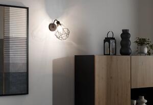 Lampă de perete MELODIA, 19x26x30, negru
