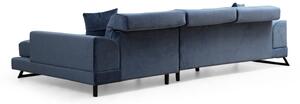 Canapea de colț Frido Right (L3+Chl) - Navy Blue