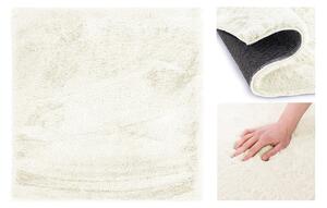 Covor din blana artificiala de iepure crem, LOVIKA Dimensiune: 100 x 100 cm