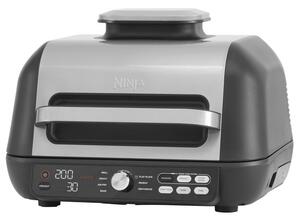 Gratar electric Ninja Foodi MAX PRO AG651EU, 2460W, 3.8L, Functie gratar si Air fryer, Cyclonic Air, Smart Cook, Negru/inox