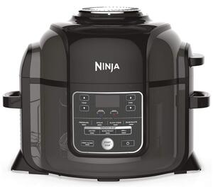 Multicooker Ninja OP300EU, 1460W, 6L, TenderCrisp, 7in1, fara BPA, Acoperire ceramica antiaderenta, Negru