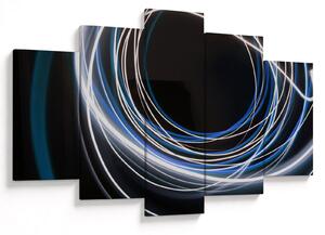 Tabloul cu linii albastre (150x105 cm)