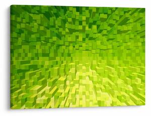 Tabloul cuburilor galbenverzui (70x50 cm)