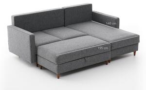 Canapea de colț Eva Right - Grey