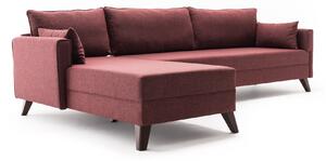 Canapea de colț Bella Corner Sofa Left 1 - Claret Red