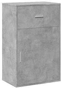 Dulap de depozitare, gri beton, 56,5x39x90 cm, lemn prelucrat