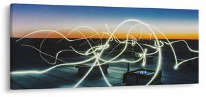 Tabloul - privire spre cer din acoperiș (120x50 cm)