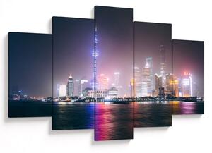 Tabloul Shangai nocturn (150x105 cm)