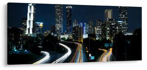 Tabloul metropolei nocturne (120x50 cm)