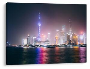 Tabloul Shangai nocturn (70x50 cm)