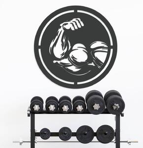 DUBLEZ | Tablou fitness pentru perete - Biceps de culturist