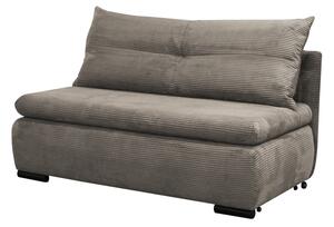 KONDELA Fotoliu extensibil, gri-bej Taupe, KENY 2R