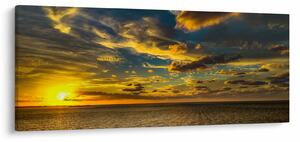 Apus de soare la mare (120x50 cm)